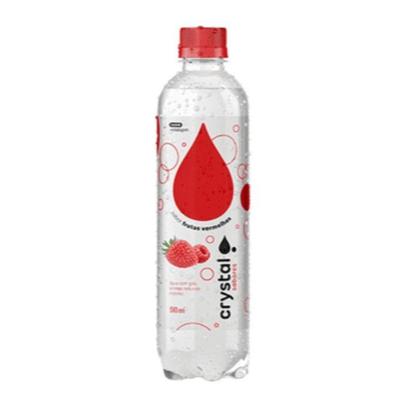 Imagem de Água saborizada com gás frutas vermelhas crystal garrafa 510ml fardo6 unidades