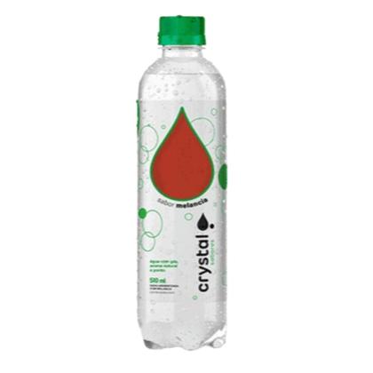 Imagem de Água saborizada com gás melancia crystal garrafa 510ml fardo6 unidades