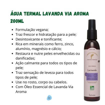 Imagem de Agua Termal Hidratante Lavanda Via Aroma 200ml - Antioxidante