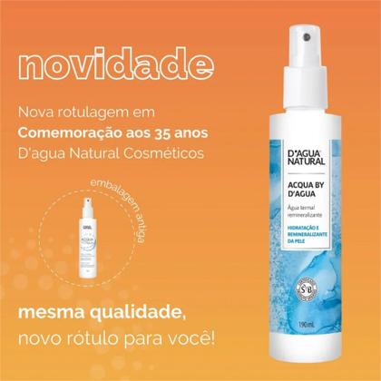 Imagem de AGUA TERMAL REMINERALIZANTE CALMANTE 190ML D'agua natural