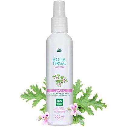 Imagem de Agua termal vegetal geranio 200ml hidratante rosto pele wnf