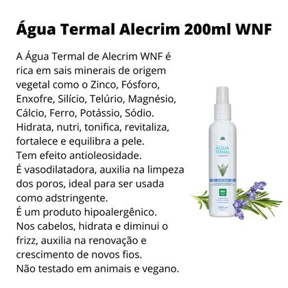 Imagem de Água Termal WNF Alecrim 200ml Natural Hidratante e Nutritiva
