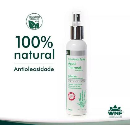Imagem de Água Termal WNF Alecrim 200ml Natural Hidratante e Nutritiva