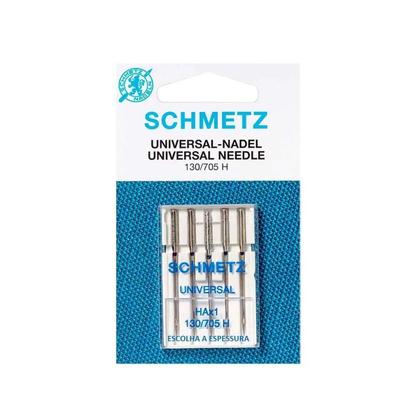 Imagem de Agulha 130/705 H Universal Schmetz Bordado E Costura 5 Unid