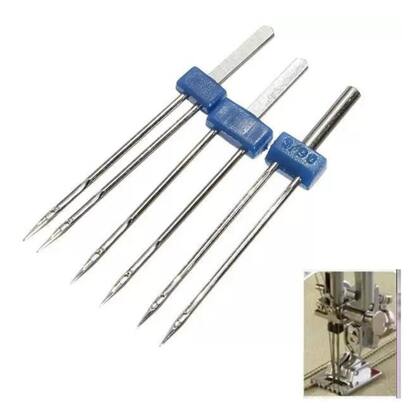 Imagem de Agulha Dupla para Maquina Domestica HZX1 3mm- Numero 14