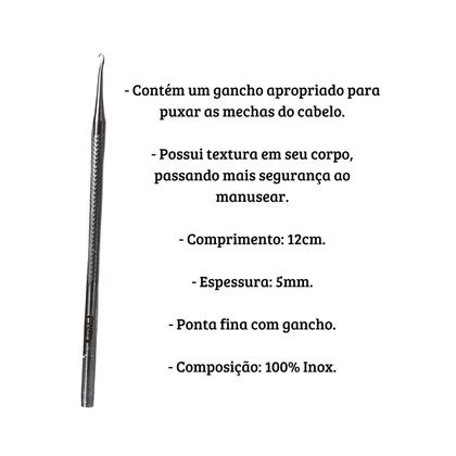 Imagem de Agulha Inox para Touca de Mecha Luzes e Reflexos