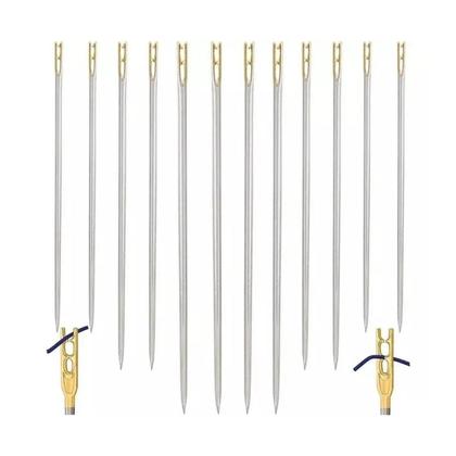 Imagem de Agulha Para Cego Deficiente Visual Agulha Mágica 12 Unidades - ADF