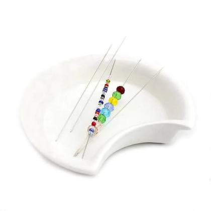 Imagem de Agulhas para Miçangas de Aço Inoxidável (8cm e 10cm) - Kit com 30 Peças para Joias