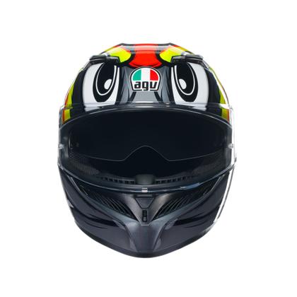 Imagem de Agv capacete k3 birdy 2.0 grey/yellow/red
