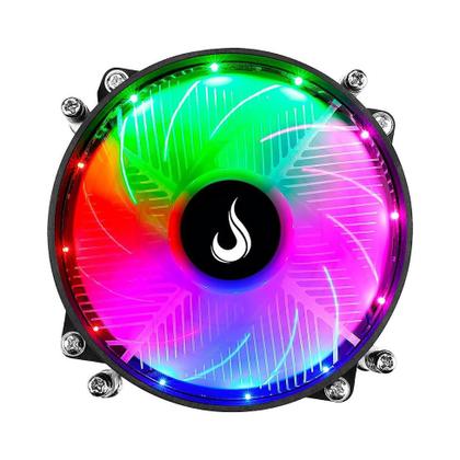 Imagem de Air Cooler Box Led RGB Tdp 115w Rise Mode Profissional para Pc Gamer Compatível com Intel LGA 1156 1155 1150 1151 1200 Rainbow