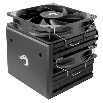 Imagem de Air Cooler Gamer Rise Mode Storm 8 Black, AMD/Intel, 120mm, Preto - RM-ACST-B