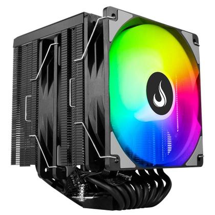 Imagem de Air Cooler Gamer Rise Mode Storm 8 Black, ARGB, AMD/Intel, 120mm, Preto - RM-ACST-ARGB-B