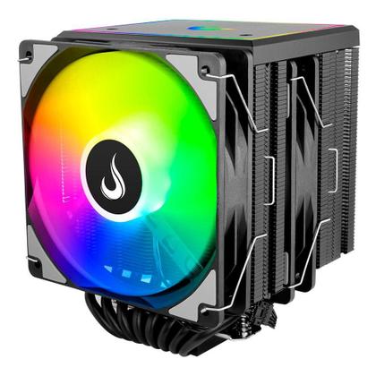 Imagem de Air Cooler Gamer Rise Mode Storm 8 Black, ARGB, AMD/Intel, 120mm, Preto - RM-ACST-ARGB-B
