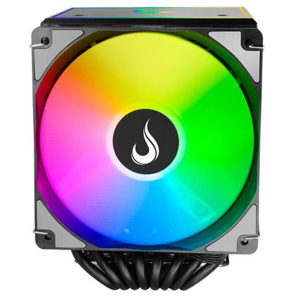 Imagem de Air Cooler Gamer Rise Mode Storm 8 Black, ARGB, AMD/Intel, 120mm, Preto - RM-ACST-ARGB-B
