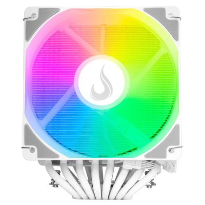 Imagem de Air Cooler Gamer Rise Mode Storm 8 White, ARGB, AMD/Intel, 120mm, Branco - RM-ACST-ARGB-W