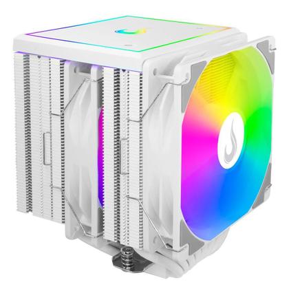 Imagem de Air Cooler Gamer Rise Mode Storm 8 White, ARGB, AMD/Intel, 120mm, Branco - RM-ACST-ARGB-W