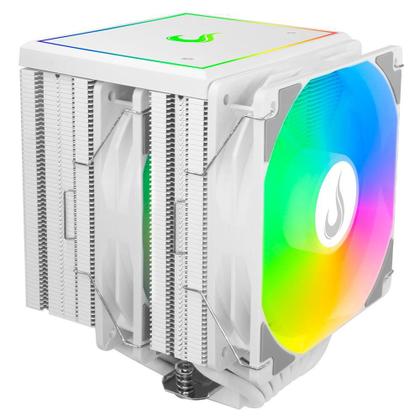 Imagem de Air Cooler Gamer Rise Mode Storm 8 White, ARGB, AMD/Intel, 120mm, Branco - RM-ACST-ARGB-W