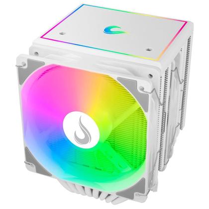 Imagem de Air Cooler Gamer Rise Mode Storm 8 White, ARGB, AMD/Intel, 120mm, Branco - RM-ACST-ARGB-W