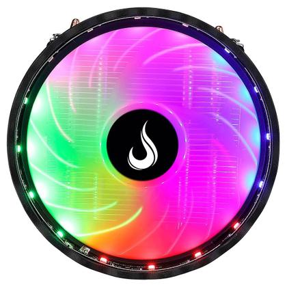 Imagem de Air Cooler Gamer Rise Mode X5, RGB, AMD/Intel, Preto - RM-ACX-05-RGB