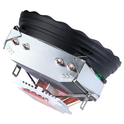 Imagem de Air Cooler Gamer Rise Mode X5, RGB, AMD/Intel, Preto - RM-ACX-05-RGB