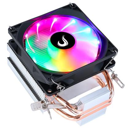 Imagem de Air Cooler Gamer Rise Mode Z5, LED Rainbow, AMD/Intel, 90mm, Preto - RM-ACZ-Z5-RGB