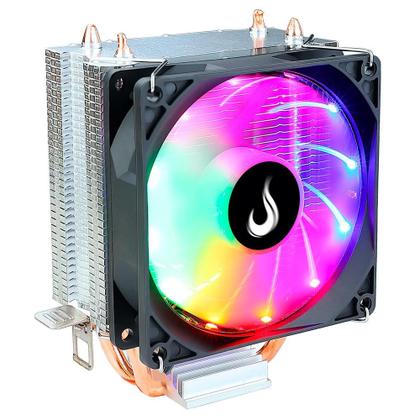 Imagem de Air Cooler Gamer Rise Mode Z5, LED Rainbow, AMD/Intel, 90mm, Preto - RM-ACZ-Z5-RGB