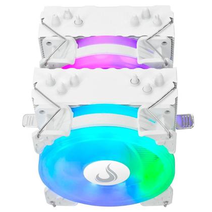Imagem de Air Cooler Rise Mode G800, ARGB, AMD/Intel, 90mm, Branco - RM-ACG8-ARGB-W
