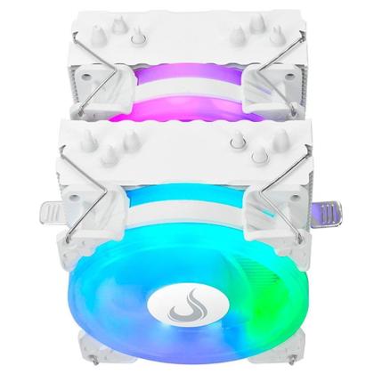 Imagem de Air Cooler Rise Mode G800, ARGB, AMD/Intel, Branco - RM-ACG8-ARGB-W