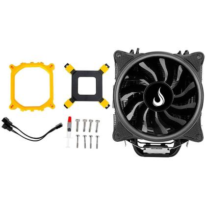 Imagem de Air Cooler Rise Mode Winter Black, ARGB, AMD/Intel, 120mm, Preto - RM-ACW-01-ARGB