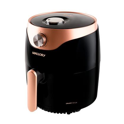Imagem de Air Fryer 3 Litros 127v 1200w Preto e Rose Gold Smart Fryer Mallory