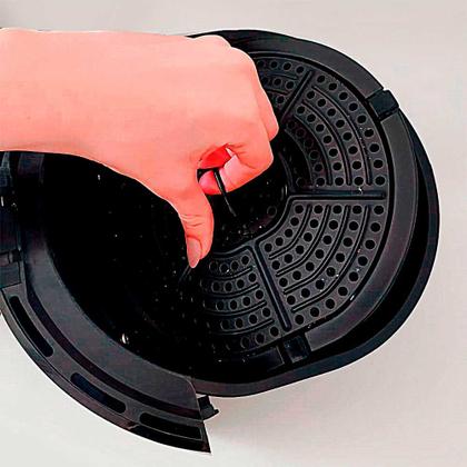 Imagem de Air Fryer 3 Litros 127v 1200w Preto e Rose Gold Smart Fryer Mallory