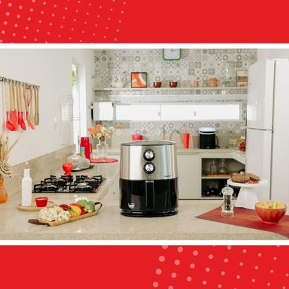 Imagem de Air Fryer 7L 1500W Amvox ARF 1565 Tamanho Familia Inox 220V