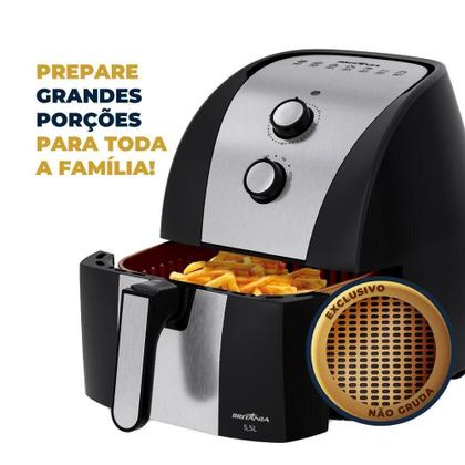 Imagem de Air Fryer Britânia 5,5L Antiaderente Gold 1500W BFR51 110V