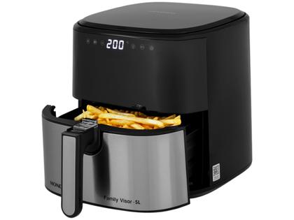 Imagem de Air Fryer Digital Mondial Grand Family Preta com Timer 5L AF-50-DVI