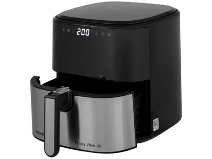 Imagem de Air Fryer Digital Mondial Grand Family Preta com Timer 5L AF-50-DVI