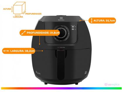Imagem de Air Fryer Electrolux Family Efficient EAF50 Grafite 6,5L com Timer