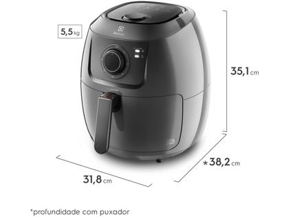 Imagem de Air Fryer Electrolux Family Efficient EAF50 Grafite 6,5L com Timer
