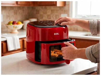 Imagem de Air Fryer EOS Cheff Gourmet EAF60V 6,2L Digital Vermelha