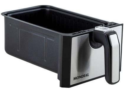 Imagem de Air Fryer Mondial Dual Duplo Cesto Preta 8L com Timer AFD-01-BI