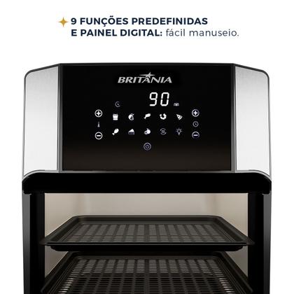 Imagem de Air Fryer Oven Britânia 12L 4 em 1 1800W BFR2100