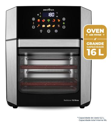Imagem de Air Fryer Oven Britânia 16l 4 Em 1 Porta Removível Baf16a