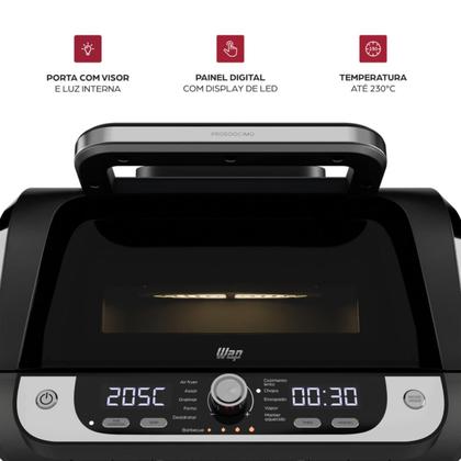 Imagem de Air Fryer WAP Barbecue 12 em 1 10 Litros com Painel Digital 127V