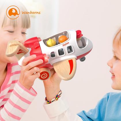 Imagem de Airplane Toy Wanborns Kids Mini Airliner com som e luz