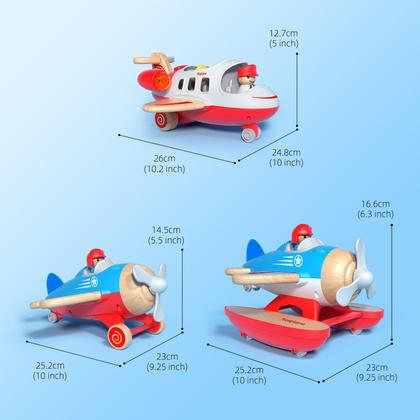 Imagem de Airplane Toy Wanborns Kids Mini Airliner com som e luz