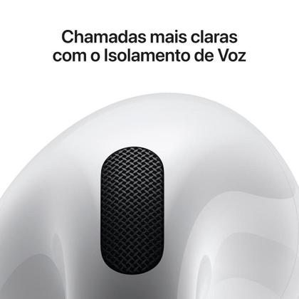 AirPods 4 Apple com Estojo de Recarga USB-C, Branco - MXP63BZ/A