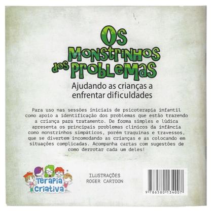 Imagem de Ajude Seu Filho a Vencer Medos e Emoções com Os Monstrinhos dos Problemas  Um Livro Terapêutico e Divertido