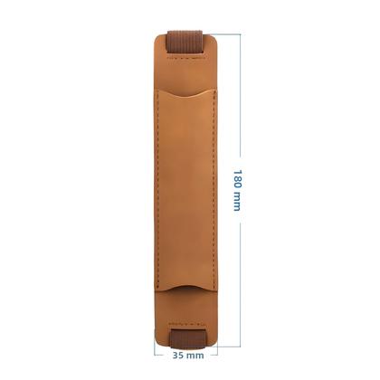 Imagem de Ajustável Elastic PU Couro Pen Holder, destacável Sleeve Pouch, Titular Notebook, 8-1,5"