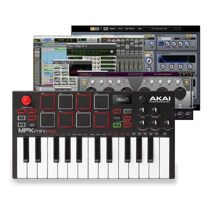 Akai MPK Mini Play - Controlador Midi Pad com sons integrados