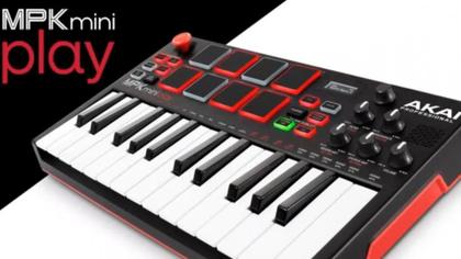 Akai MPK Mini Play - Controlador Midi Pad com sons integrados