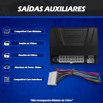 Imagem de Alarme Antifurto segurança veicular com sirene sensor de proximidade kit de instalação para Volkswagen especifico Gol Parati Saveiro Voyage Santana G5